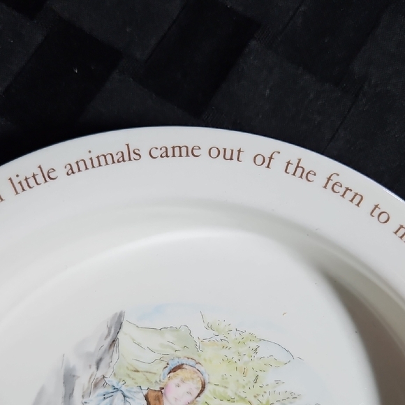 Wedgwood's Beatrix Potter - Mrs Tiggy-Winkle Porcelain Porringer Rimmed Bowl - Picture 6 of 10